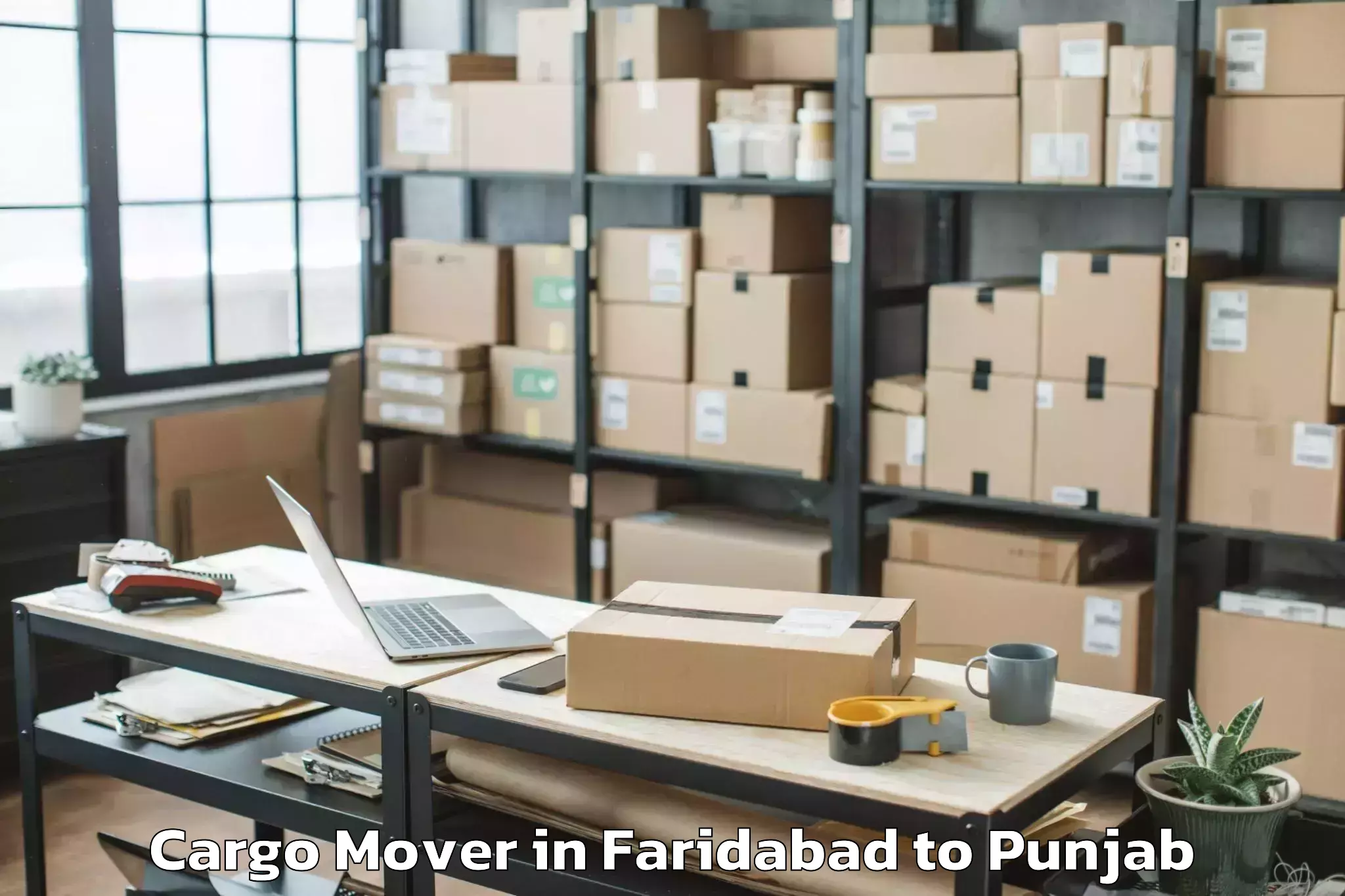 Book Faridabad to Sujanpur Cargo Mover Online